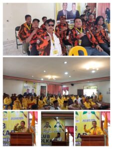 pejabat (Pj) Bupati Surung Charles bantjin Hadiri Musdalub partai Golkar Dairi