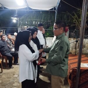 Camat kuantan Hilir Resmikan Perpanjangan Masa Jabatan BPD Desa Banuaran Menjadi 8 Tahun