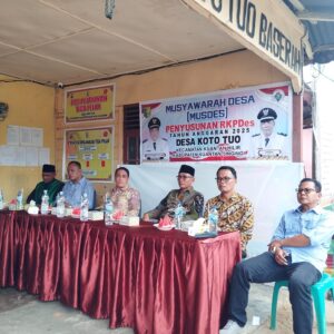 Lantik BPD Koto Tuo, Camat : Mari sama sama kita berikan yang terbaik untuk masyarakat