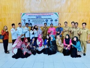 Camat Gunung Toar Erdison, S.Pd. MM melaksanakan Pelantikan perpanjang masa jabatan anggota BPD periode 2020-2028 sebanyak 42 Orang