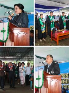 Pejabat(PJ)bupati Dairi surung Charles bantjin Hadiri HUT HKI KE 23