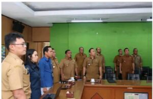 Rapat pengedalian inflasi bersama kementrian dalam negeri dilakukan secara daring