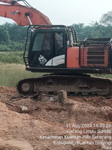 Selain Tidak Memiliki Izin, Galian C di Desa Kasang Limau Sundai Bebas Beroperasi, Ada Apa ?