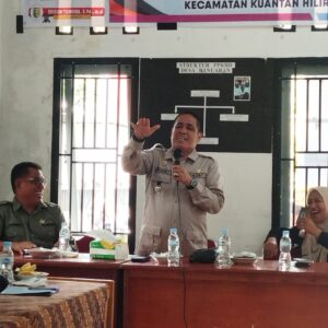 Sosialisasi Penanganan dan Pencegahan Stunting desa Banuaran, Camat kuantan Hilir: Apresiasi pemerintah desa terhadap pencegahan stunting