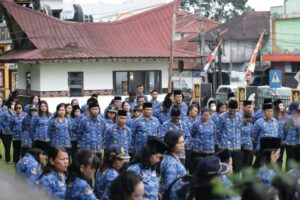 Pj Sekretaris Daerah Jonny Hutasoit menjadi Pembina Upacara pada Hari Kesadaran Nasional Kabupaten Dairi