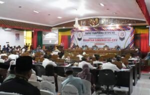 Rapat Paripurna Istimewa DPRD memperingati Hari Jadi Ke- 25 Kabupaten Kuansing tahun 2024, di Pimpin Ketua DPRD