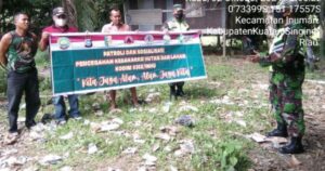 CEGAH KARHUTLA, BABINSA KORAMIL 06/CERENTI GELAR PATROLI LAHAN RAWAN KEBAKARAN