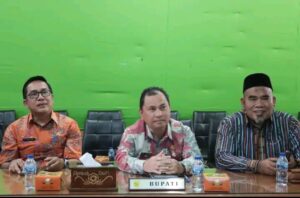 Rapat penyesuaian Tarif Air Minum Perusahaan Umum Daerah Air Minum Lae Nciho Kabupaten Dairi