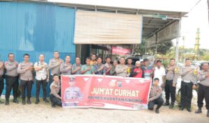 Kapolres Kuansing Pimpin Kegiatan Jum’at Curhat Dalam Rangka Cooling System Pilkada Damai 2024