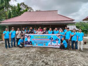 Pemerintah Desa Teberau Panjang Melakukan Sosialisasi Bahaya Narkoba Untuk Remaja Di Desa Teberau Panjang