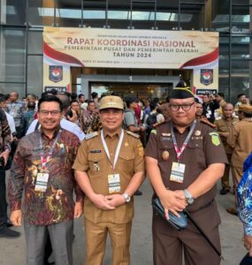Pejabat(PJ)bupati Dairi menghadiri Rapat koordinasi nasional