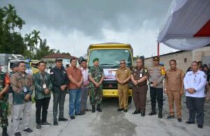 Pj Sekda Dairi, Forkopimda dan KPU Berangkatkan Logistik Pilkada ke 8 Kecamatan Terjauh di Dairi