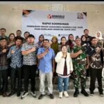Menggelar rapat koordinasi penegakan hukum (Gakkumdu) Bawaslu kabupaten Dairi pada pemilihan serentak2024