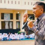 Pjs Kuansing drg. Sri Sadono Mulyanto, M. Han bersilaturahmi sekaligus memberikan Penyuluhan tentang pentingnya hidup sehat tanpa narkoba