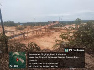 Jadi Atensi Mabes Polri, nyatanya Aktivitas PETI di desa Logas kecamatan Singingi masih beraktivitas