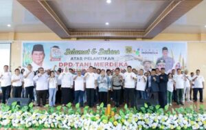 Pj Bupati Hadiri Pelantikan Pengurus DPD Tani Merdeka Kabupaten Dairi