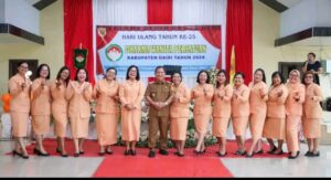HUT DWP ke-25, Pj. Bupati Surung Charles : Peningkatan Kapasitas menuju Indonesia Emas 2045