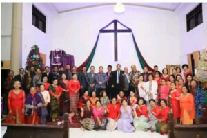 Pj Bupati Dairi Hadiri Natal Pulungen Marga Berutu