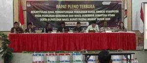 Ketua KPU Pakpak Bharat Buka Rapat Pleno Rekapitulasi Hasil Perolehan Suara Pilkada