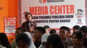 Bawaslu Provinsi Sumatera Utara Lakukan Kegiatan Rapat Pengawasan Partisipatif di Sekretariat Bawaslu Kabupaten Pakpak Bharat