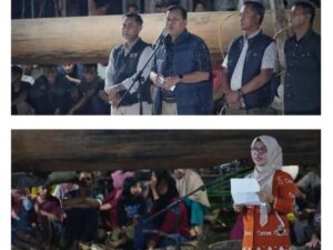 Bupati Kuantan Singingi Dr. H. Suhardiman Amby, MM menghadiri Audiensi Sekaligus Melayur Jalur Nago Kuantan Benteng Nagori