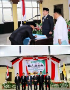 Pj Bupati Dairi Lantik Pimpinan Badan Amil Zakat Nasional (Baznas) Kabupaten Dairi Periode 2024 s/d 2029