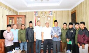 Wakil Bupati Wahyu Daniel Sagala Menerima audiensi Ketua Amil zakat Nasional