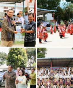 Bupati Dairi Kunjungi SD Swasta HKBP Sidikalang, Beri Motivasi Pentingnya Pendidikan