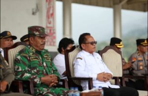 Apel gelar pasukan  operasi ketupat Toba 2025 dihadiri Sekda Pakpak Bharat