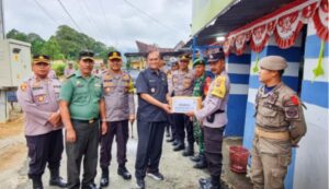 Wabup dan Kapolres Pakpak Bharat kunjungi Pos PAM dan Pos pelayanan operasi Ketupat Toba 2025