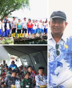 Wakil Bupati Dairi bersama jajaran forkopimda melakukan Semangat gotong royong