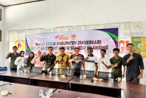 Targetkan 2 Emas Pada Porprov Riau 2026, ESI Kuansing Gelar Raker Bahas Kejuaraan Kabupaten