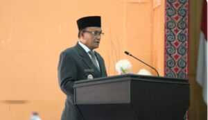 Sidang paripurna DPRD Pakpak Bharat dengan agenda nota pengantar LKPJ Bupati tahun 2024