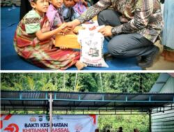 Wakil bupati Dairi melaksanakan Bakti kesehatan Massal Di hari Bhayangkara