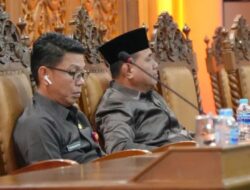 Hadiri Rapat Paripurna DPRD Pj Sekda dr.H Fahdiansyah, Sp.Og, apresiasi dan terima kasih atas pandangan dan masukan konstruktif oleh Fraksi-fraksi DPRD