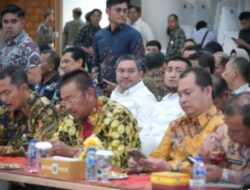 Bupati Pakpak Bharat menghadiri kunker DPR RI yang berlangsung di aula Raja Inal Siregar