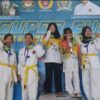 Tim Taekwondo Pakpak Bharat berhasil meraih tiga Medali emas dan enam petak