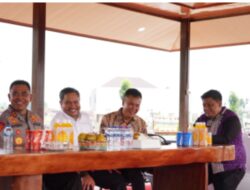Bupati Pakpak Bharat, menghadiri peresmian empat gedung baru dilimgkungan Kepolisian Daerah Sumatera Utara