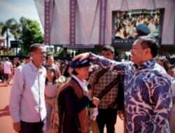 Bupati Pakpak Bharat hadiri pengukuhan siswa baru angkatan XXXVI Yayasan Soposurung