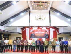 Bupati Dairi Hadiri Pisah Sambut Kapolres Dairi