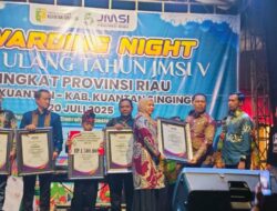 Kasat Narkoba Inhu Ukir Sejarah, Terima Penghargaan Bergengsi JMSI