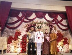 Wakil Bupati Dairi Jadi Inspektur Upacara Pada Prosesi Pernikahan Purna Praja IPDN
