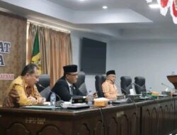 Wakil Bupati Dairi Hadiri Rapat Paripurna Penyampaian Nota Jawaban Bupati Dairi atas Pemandangan Umum Anggota DPRD terhadap Ranperda tentang RPJMD Kab. Dairi Tahun 2025-2029