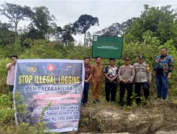 Polsek Sumbul Gandeng Masyarakat Berantas Pembalakan Liar di Dairi