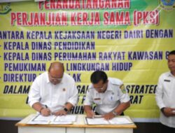 Kejari Dairi tanda tangani kerjasMa bersama beberapa Organisasi perangkat Daerah Pakpak Bharat