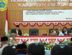 Sidang Paripurna  DPRD Pakpak Bharat dalam mendengar hasil laporan Reses II tahun 2025