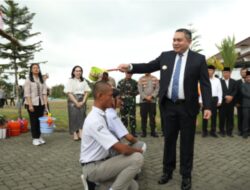 Bupati Pakpak Bharat membuka pemusatan Diklat calon Paskibraka tingkat Kabupaten Pakpak Bharat