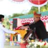 Detik-detik upacara peringatan proklamasi Kemerdekaan RI ke 80 Kabupaten Pakpak Bharat