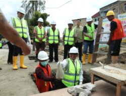 Pembangunan gedung kelas baru SMP Negeri I Salak mulai dikerjakan