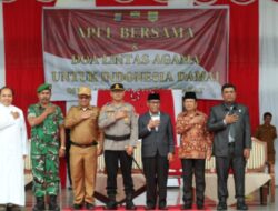 Apel dan Doa bersama Pemkab dan Polres Pakpak Bharat untuk Indonesia Damai